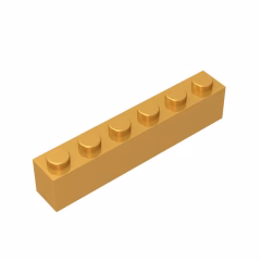GOBRICKS GDS-535 Brick 1 x 6 - YWOBB