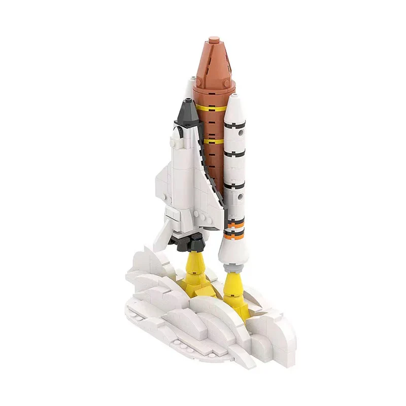 GOBRICKS MOC A0483 space shuttle small - YWOBB