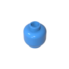 GOBRICKS GDS-1417 Minifigure Head (Plain) - YWOBB