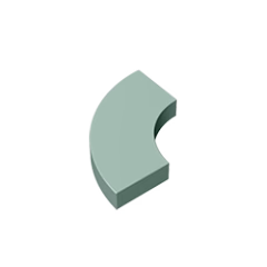 GOBRICKS GDS-1277 Round Corner 2 x 2 Macaroni - YWOBB