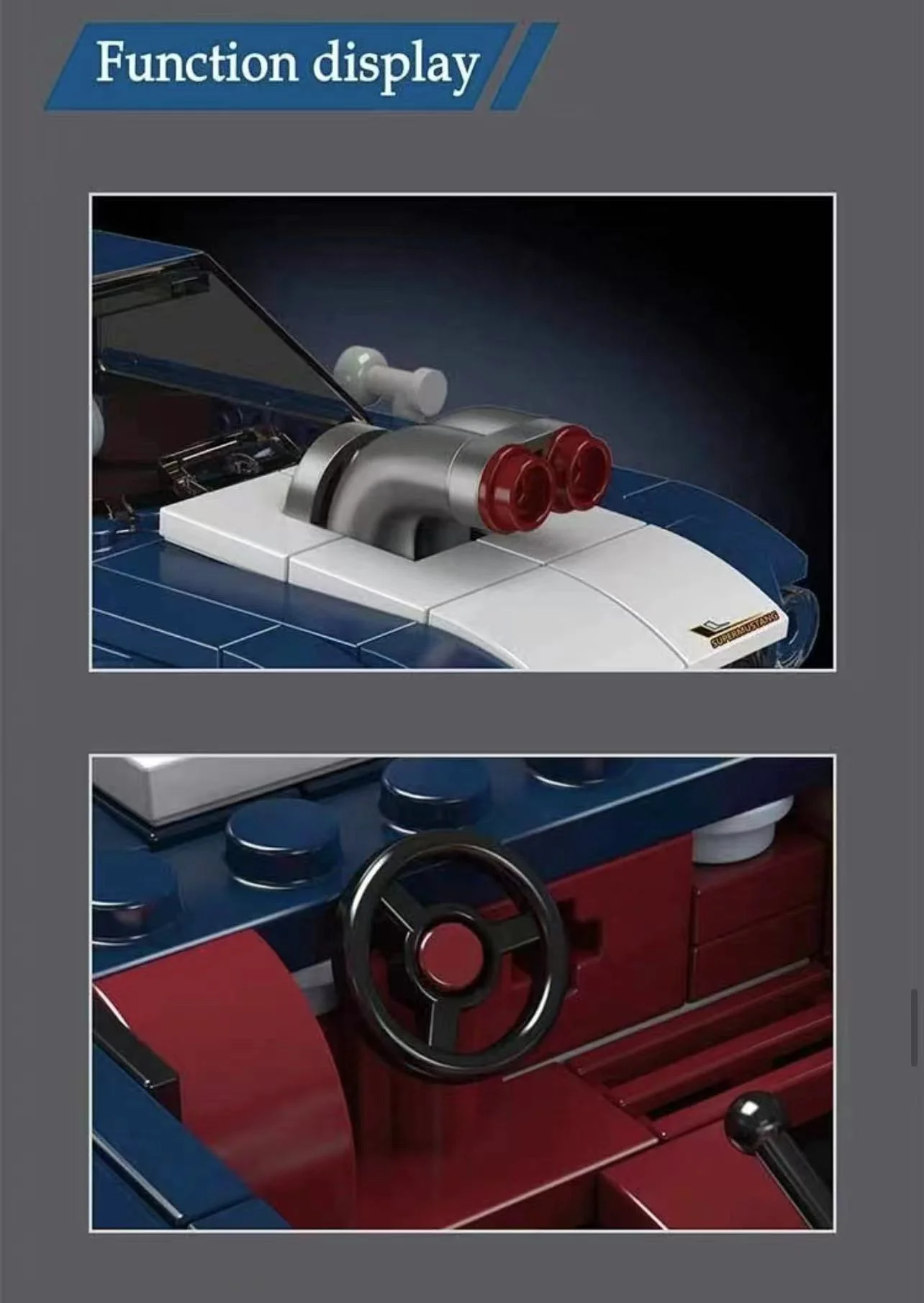 Mould King 27045-27048 Mini Luxury Car - YWOBB