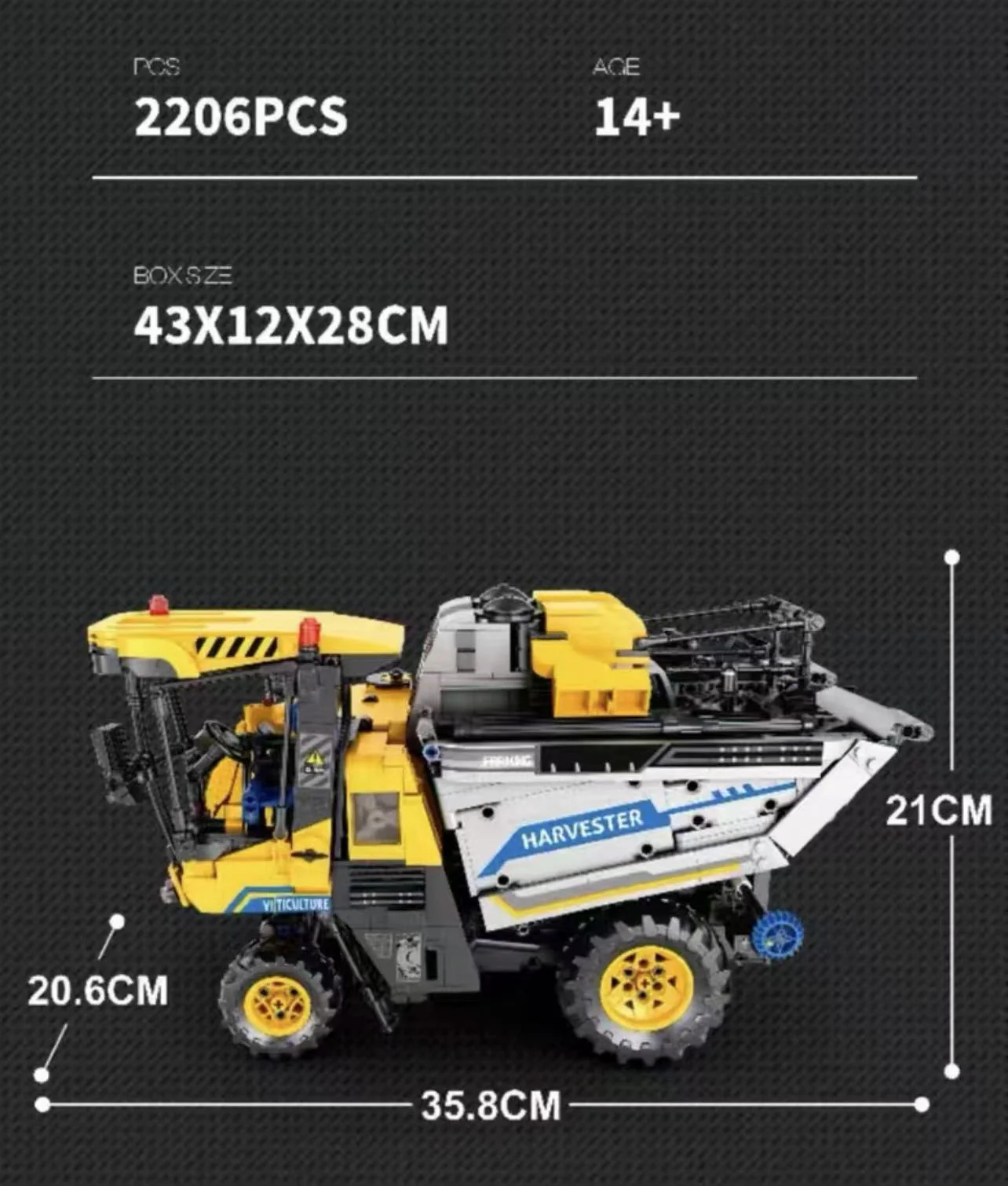 Reobrix 22026 Grape Harvester - YWOBB