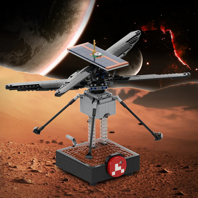 GOBRICKS MOC 51015 NASA Mars Helicopter Ingenuity - YWOBB