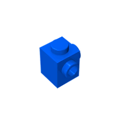 GOBRICKS GDS-1046 Modified 1 x 1 with Studs on 2 Sides, Adjacent - YWOBB