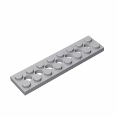GOBRICKS GDS-699  Plate 2 x 8 with 7 Holes - YWOBB