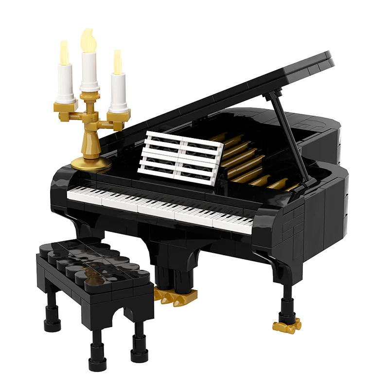 GOBRICKS MOC A0835Y02 Piano (black) - YWOBB