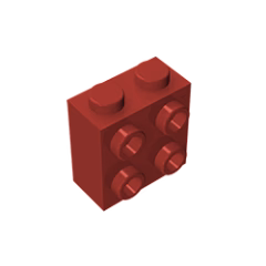 GOBRICKS GDS-1117 Modified 1 x 2 x 1 2/3 with Studs on Side - YWOBB