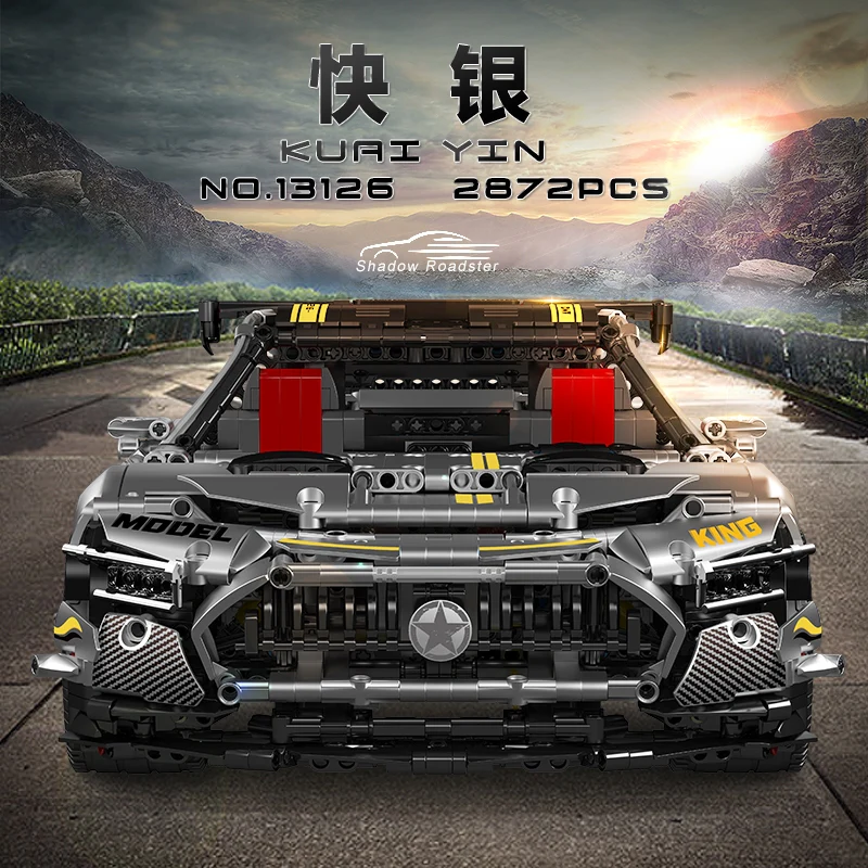 Mould King 13126 AMG GT R Black Series - YWOBB