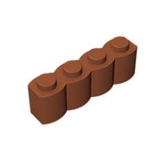 GOBRICKS GDS-1079 Modified 1 x 4 with Log Profile - YWOBB