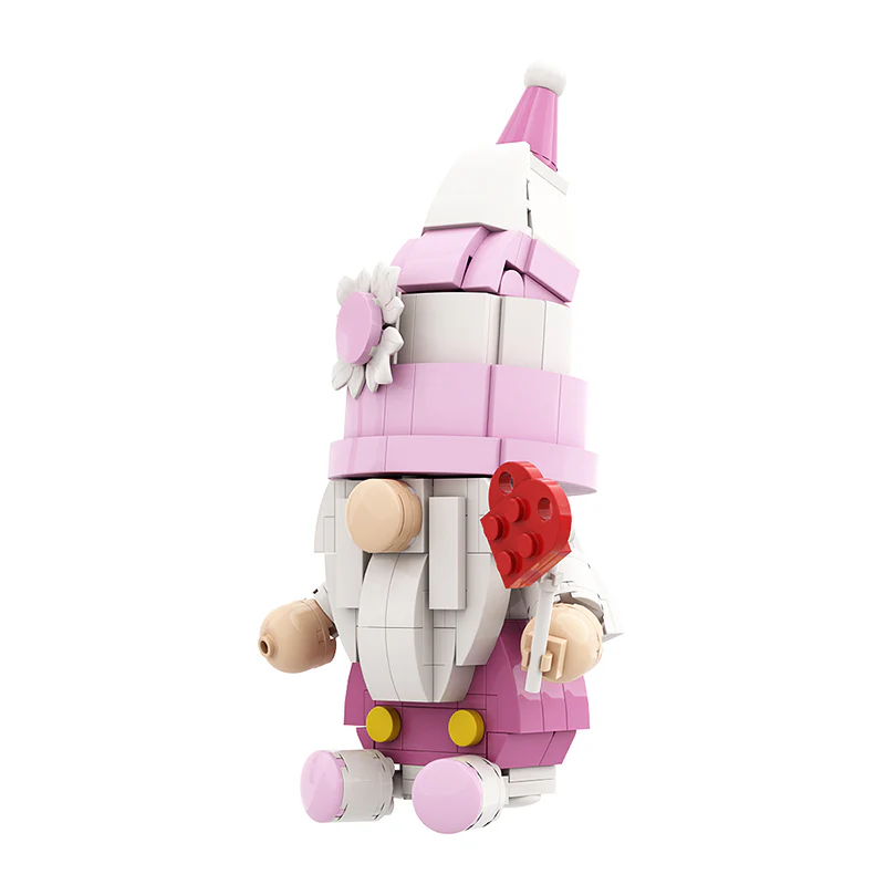 GOBRICKS MOC A0345 Valentine's Day Faceless Doll - YWOBB