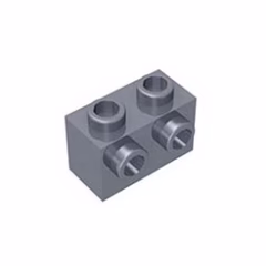 GOBRICKS GDS-634 Modified 1 x 2 with Studs on  Side - YWOBB