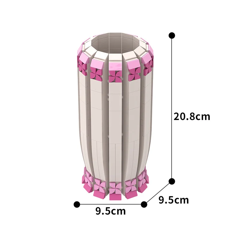 GOBRICKS MOC F-A0639 vase - YWOBB