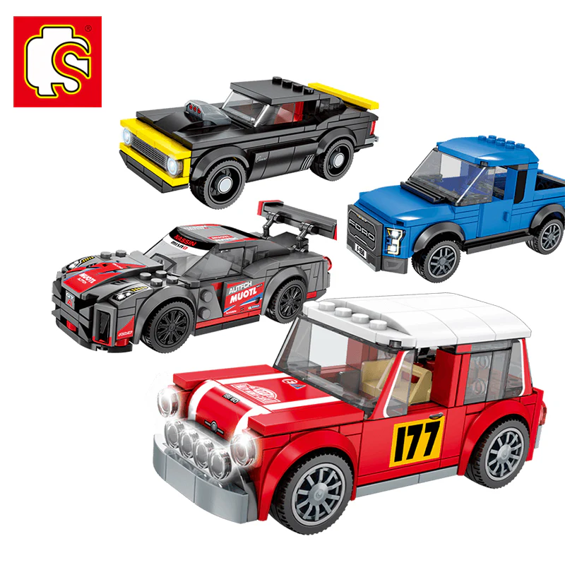 SEMBO 607021-607024 Mini racing cars - YWOBB