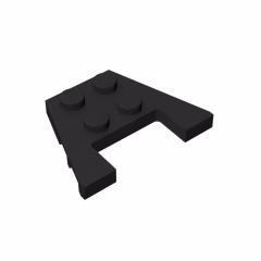 GOBRICKS GDS-725  Plate 3 x 4 with Stud Notches - YWOBB
