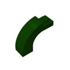 GOBRICKS GDS-719  Arch 1 x 3 x 2 Curved Top - YWOBB