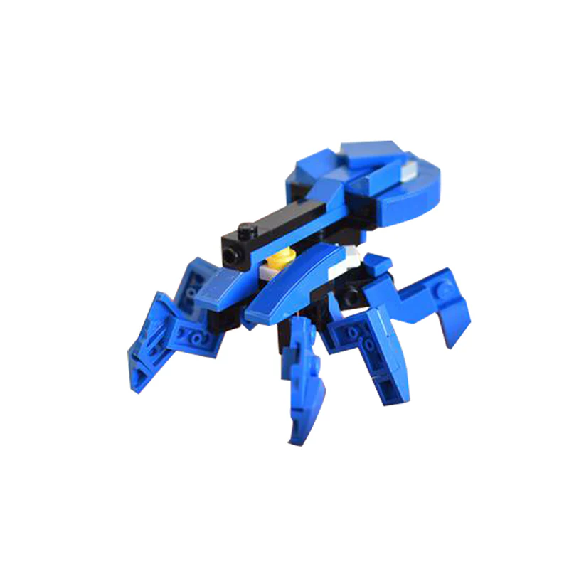 GOBRICKS MOC 140643 Spider robot tank with laser cannon - YWOBB