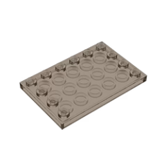 GOBRICKS GDS-757  Modified 4 x 6 with Studs on Edges - YWOBB
