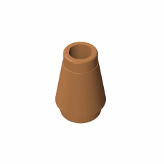 GOBRICKS GDS-606 Cone 1 x 1 without Top Groove - YWOBB