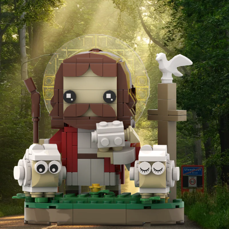 GOBRICKS MOC A0681 Creative Series-Shepherd Jesus - YWOBB