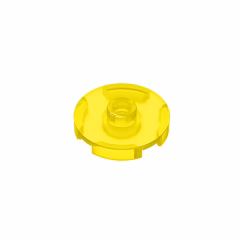 GOBRICKS GDS-1041 Round 2 x 2 with Open Stud - YWOBB