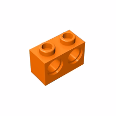 GOBRICKS GDS-624 Brick 1 x 2 with Holes - YWOBB