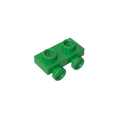 GOBRICKS GDS-90192 Bracket 1 x 2 with lower bump on one side - YWOBB