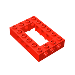 GOBRICKS GDS-973 Brick 4 x 6 Open Center - YWOBB