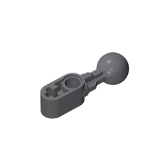 GOBRICKS GDS-1154 Modified Ball Joint Straight 1 x 2 - YWOBB