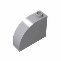 GOBRICKS GDS-1118 Curved 3 x 1 x 2 with Stud - YWOBB