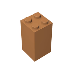 GOBRICKS GDS-867 Brick 2 x 2 x 3 - YWOBB