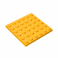 GOBRICKS GDS-523 Plate 6 x 6 - YWOBB