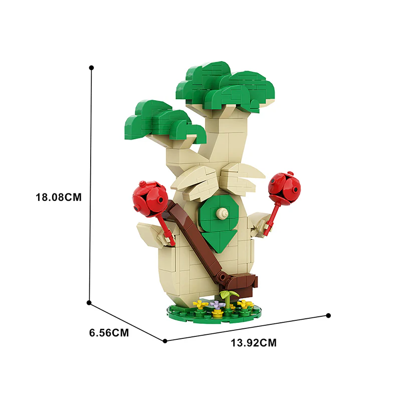 GOBRICKS MOC A0932Y01 Zelda hahaha 1 - YWOBB