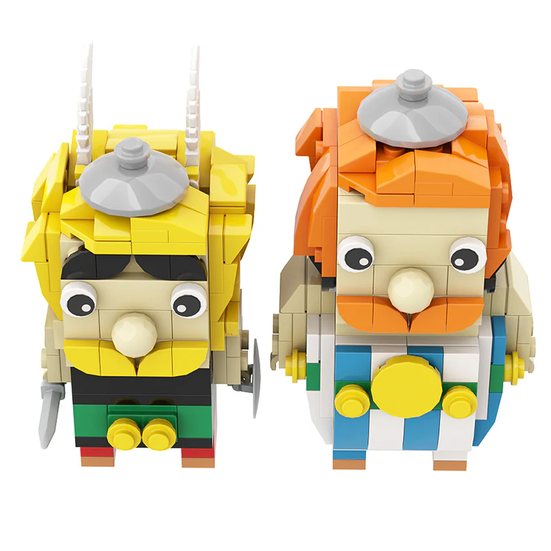 GOBRICKS MOC 16306 Asterix and Obelix Brickheadz - YWOBB