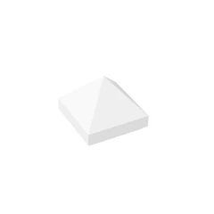 GOBRICKS GDS-837 Slope 45 1 x 1 x 2/3 Quadruple Convex Pyramid - YWOBB