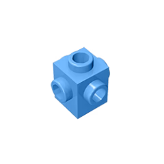 GOBRICKS GDS-650  Modified 1 x 1 with Studs on 4 Sides - YWOBB