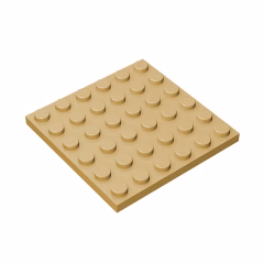 GOBRICKS GDS-523 Plate 6 x 6 - YWOBB