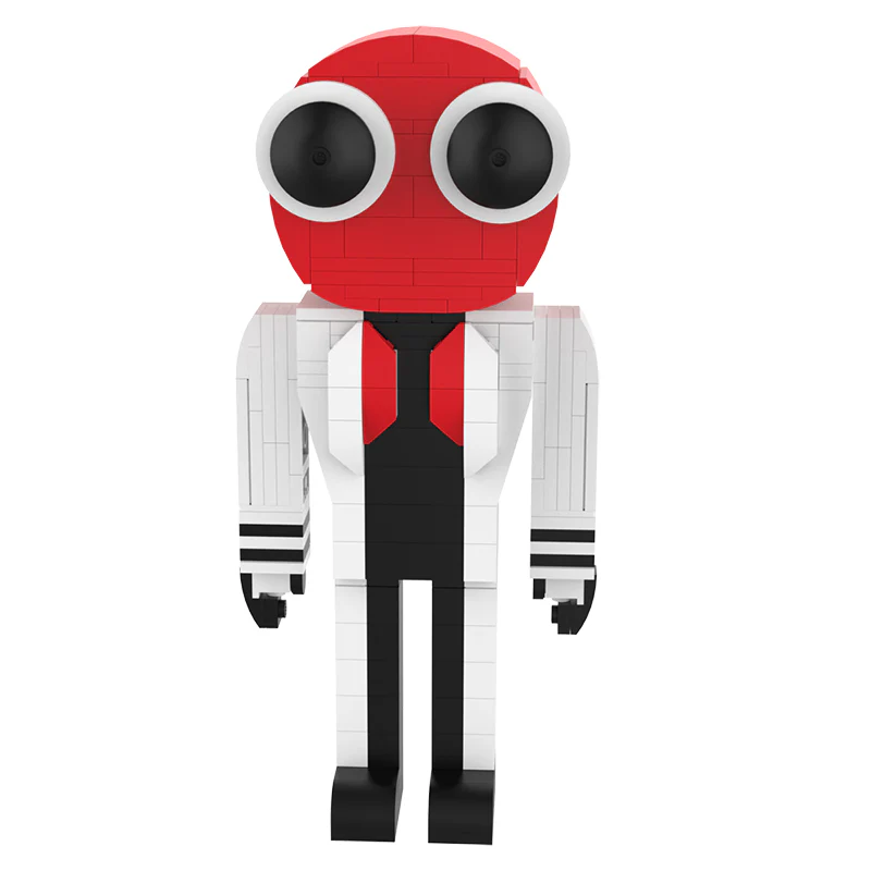 GOBRICKS MOC A0019 Rainbow Friends-Red - YWOBB