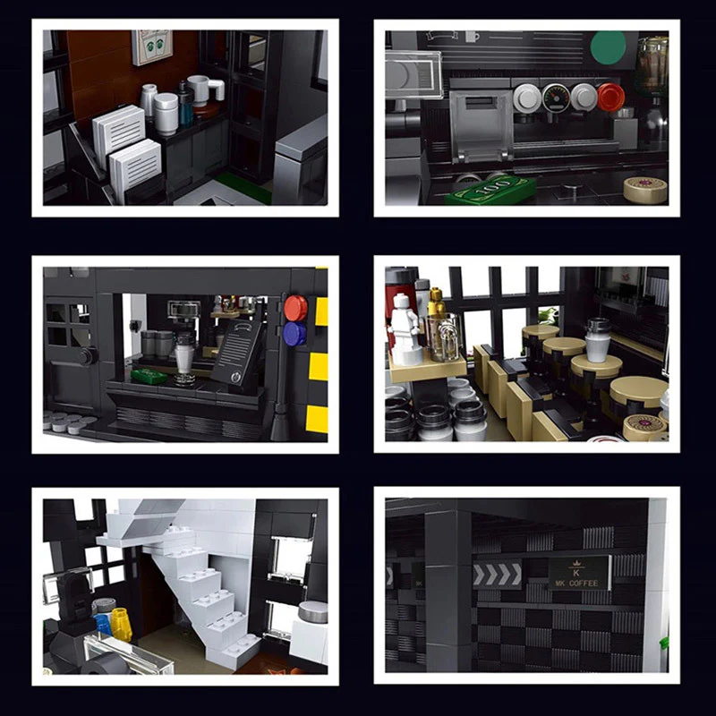 Mould King 16036 Modern Cafe Modular OVP EU Warehouse Version - YWOBB