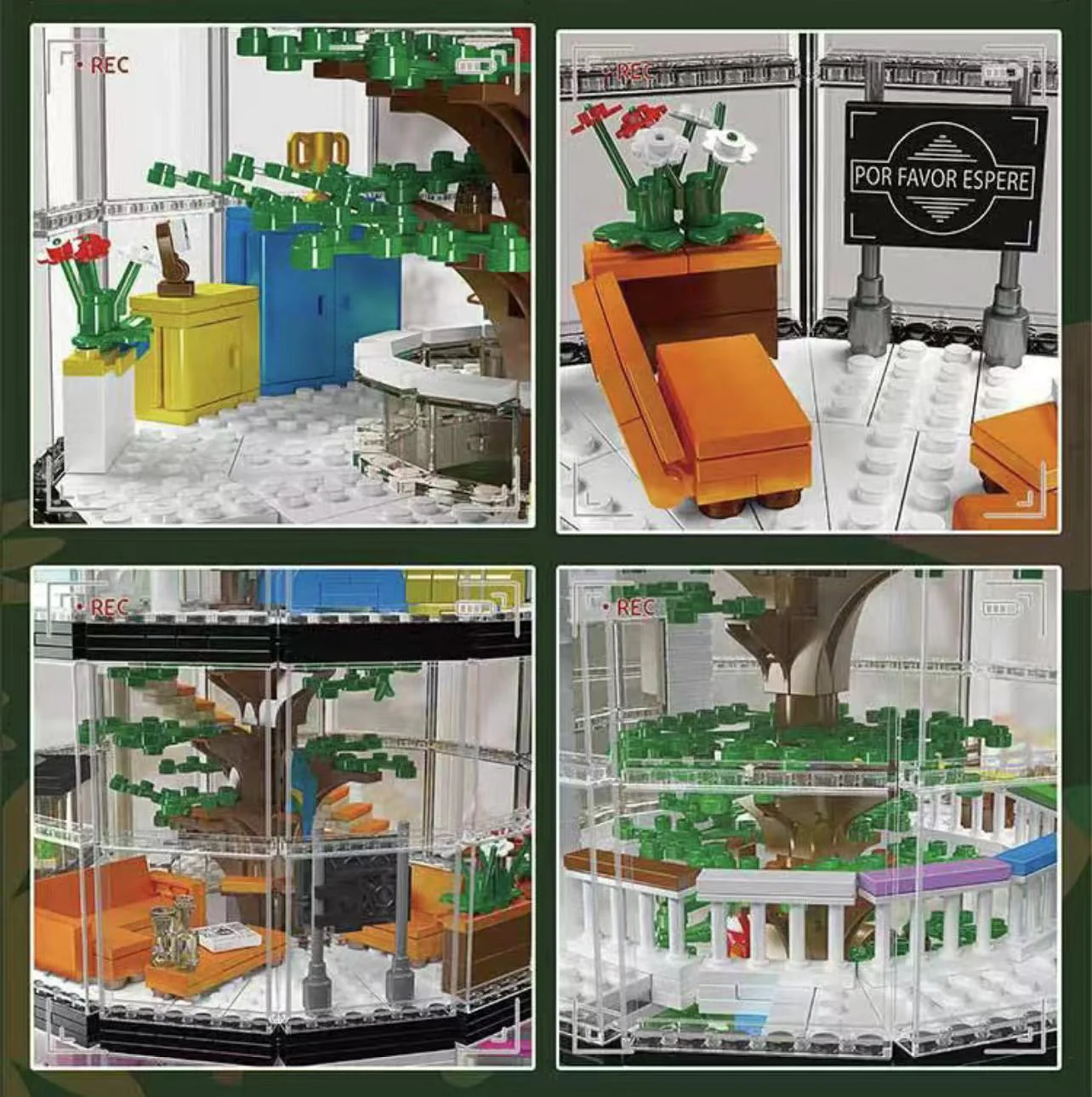 Mould King 16013 Transparent Tower - YWOBB