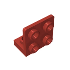 GOBRICKS GDS-642 Bracket 1 x 2 - 2 x 2 Inverted - YWOBB