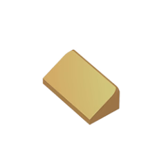 GOBRICKS GDS-661 Slope 30 1 x 2 x 2/3 - YWOBB