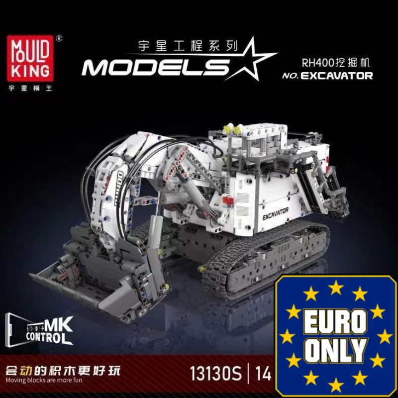 Mould King 13130S RC Liebherr Terex RH400 Mining Excavator OVP EU Warehouse Version - YWOBB