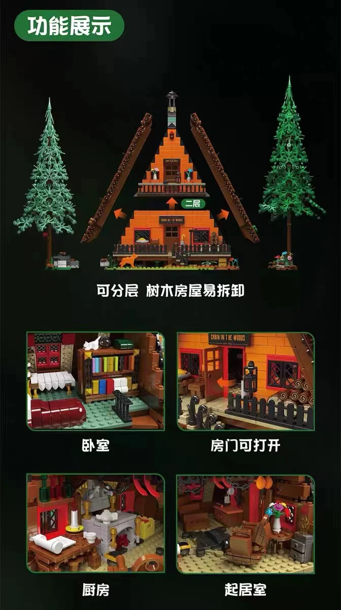 Mould King 16053 Cabin In The Woods - YWOBB