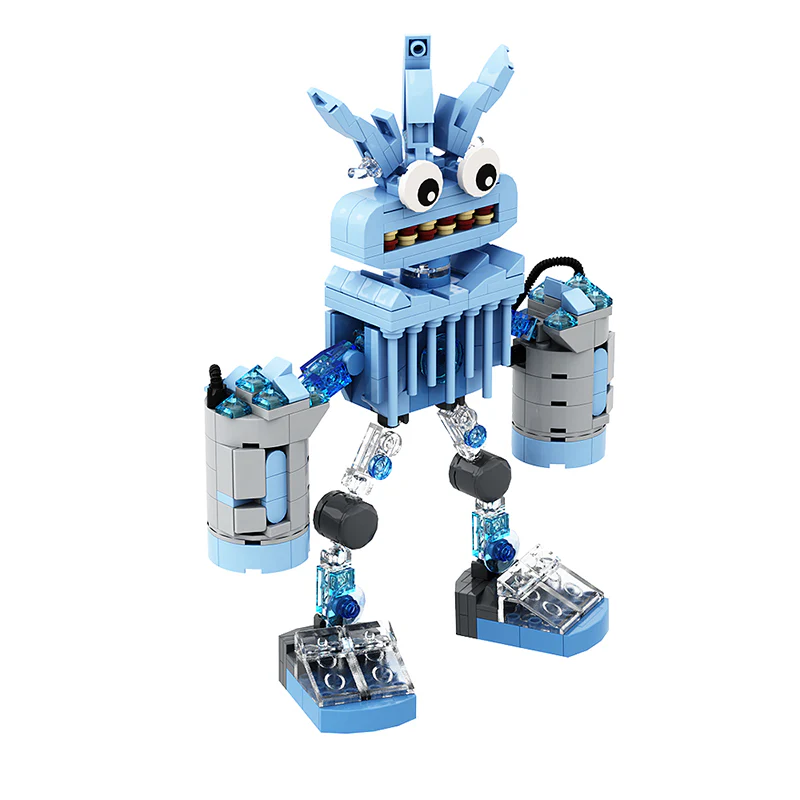 GOBRICKS MOC A0503Y05 My Singing Monsters-Ice Monster - YWOBB