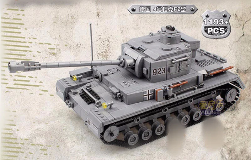 KAZI KY 82010 The Germany Armored Tanks Panzer IV F2 Type - YWOBB