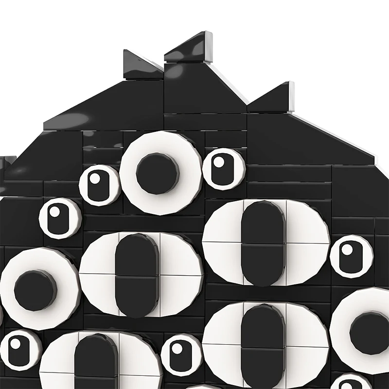 GOBRICKS MOC A0521 Roblox doors -EYES - YWOBB