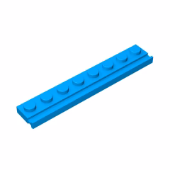 GOBRICKS GDS-1235 Modified 1 x 8 with Door Rail - YWOBB
