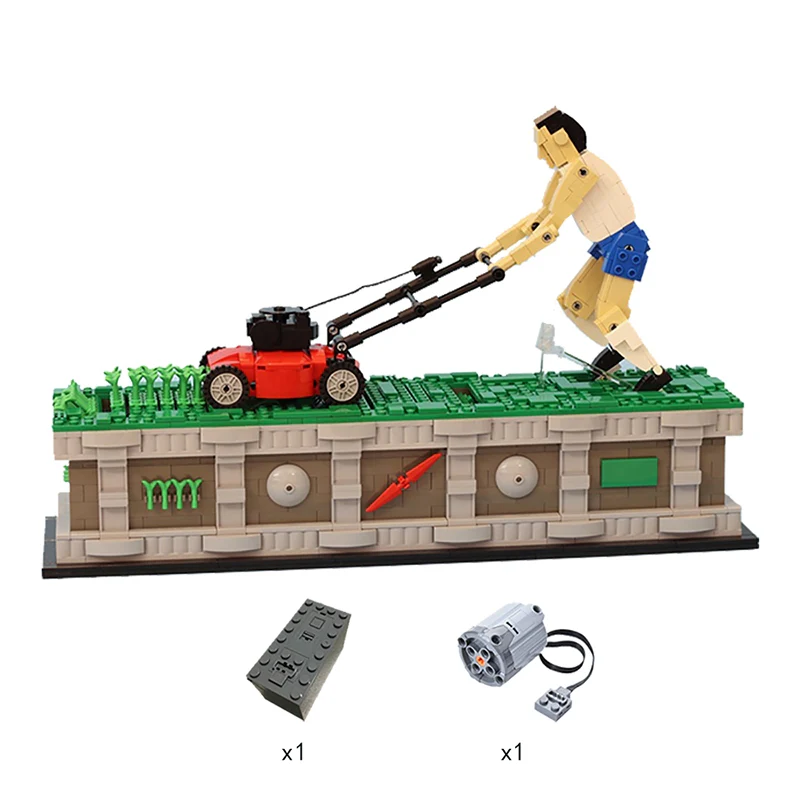 MOC 10820 Lawn Mower Man - YWOBB