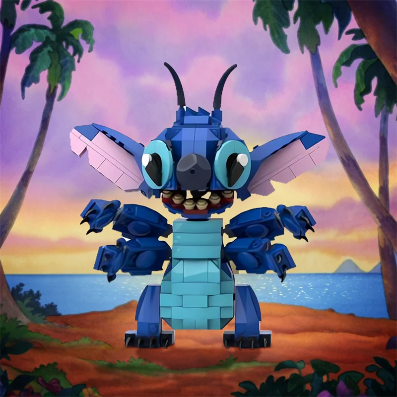 GOBRICKS MOC 146427 Stitch - YWOBB