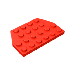 GOBRICKS GDS-704  Plate 4 x 6 Cut Corners - YWOBB
